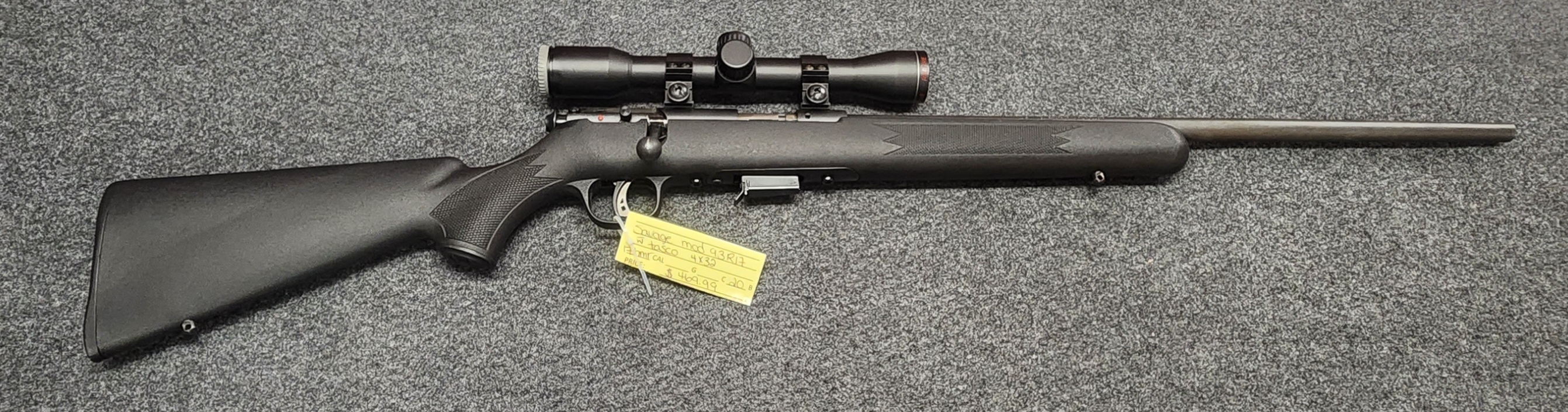 Savage Model 93R17 - Tasco 4X32 Scope